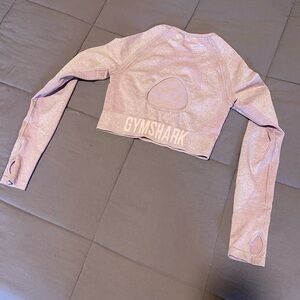 Gymshark Pink Vital Seamless Long Sleeve Crop Top